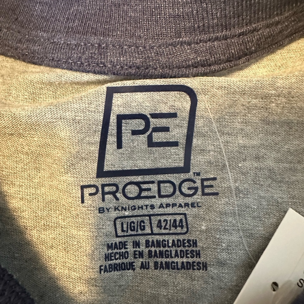 Penn State Knights Apparel ProEdge Gray and Navy Shirt size Large NWT - Picture 3 of 5